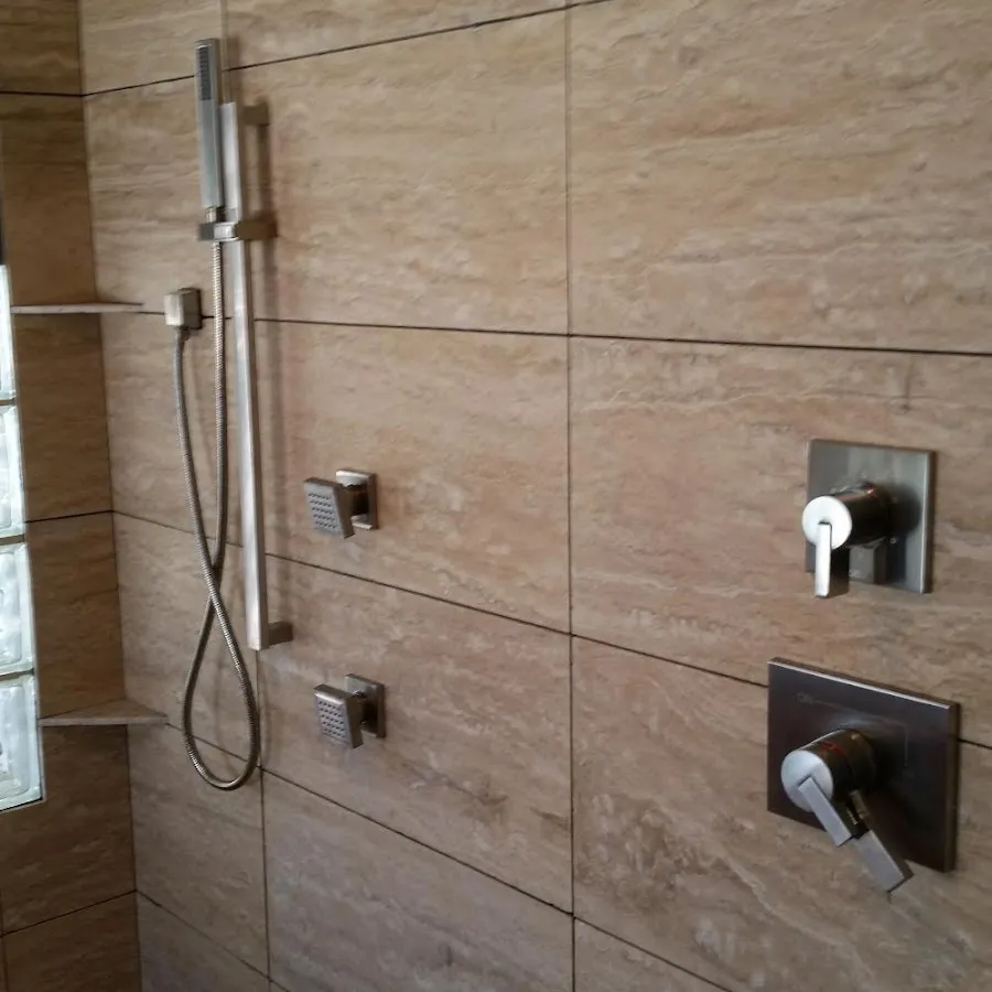 Shower fixture installation for Water Heater Replacement in Jamestown
